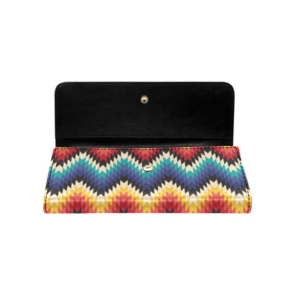 Tribal Aztec Women's Trifold Wallet