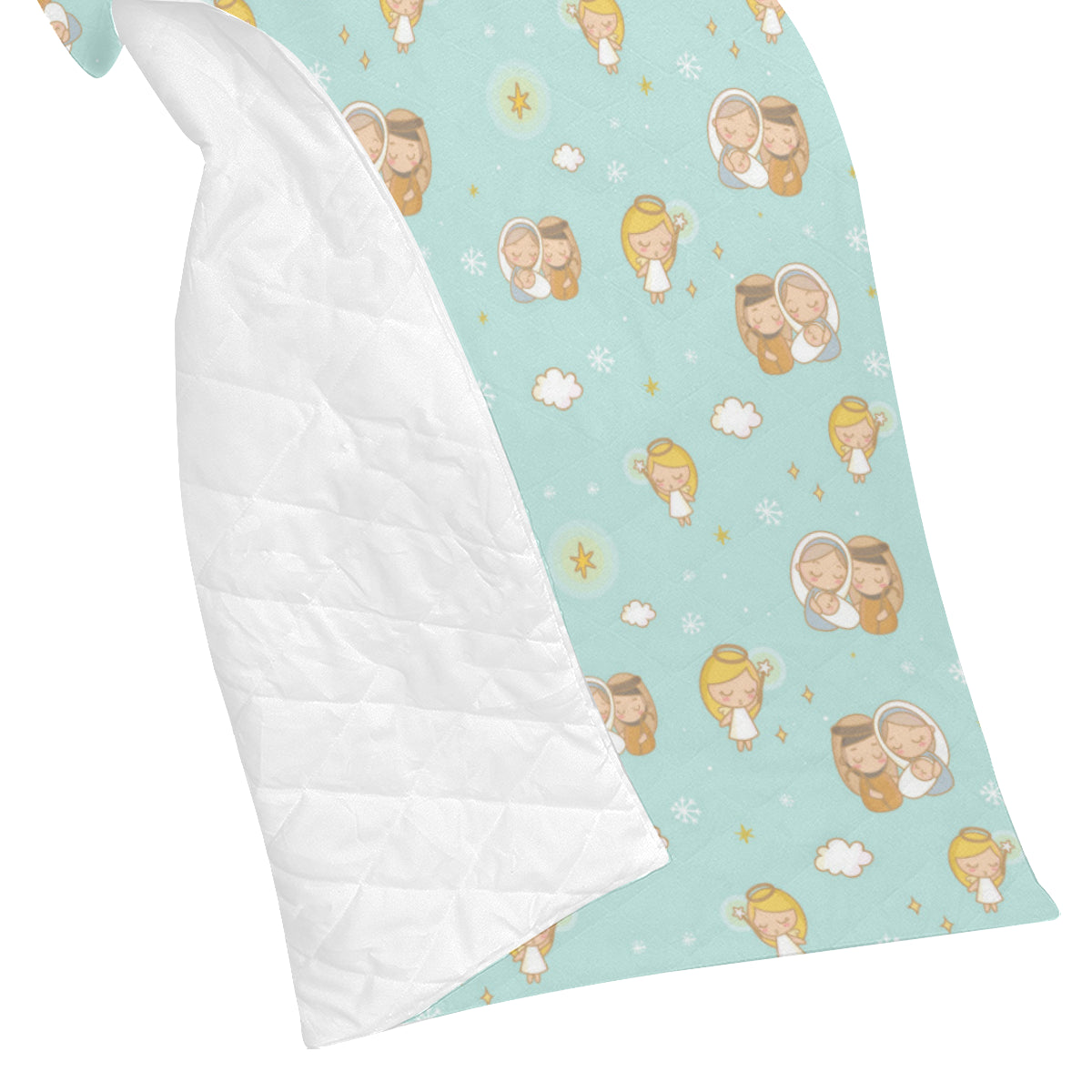 Christian Pattern Print Design 01 Premium Quilt