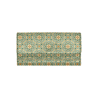 Cross Pattern Print Design 01 Women's Trifold Wallet