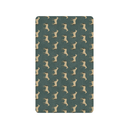 Horse Classic Themed Pattern Print Rubber Doormat