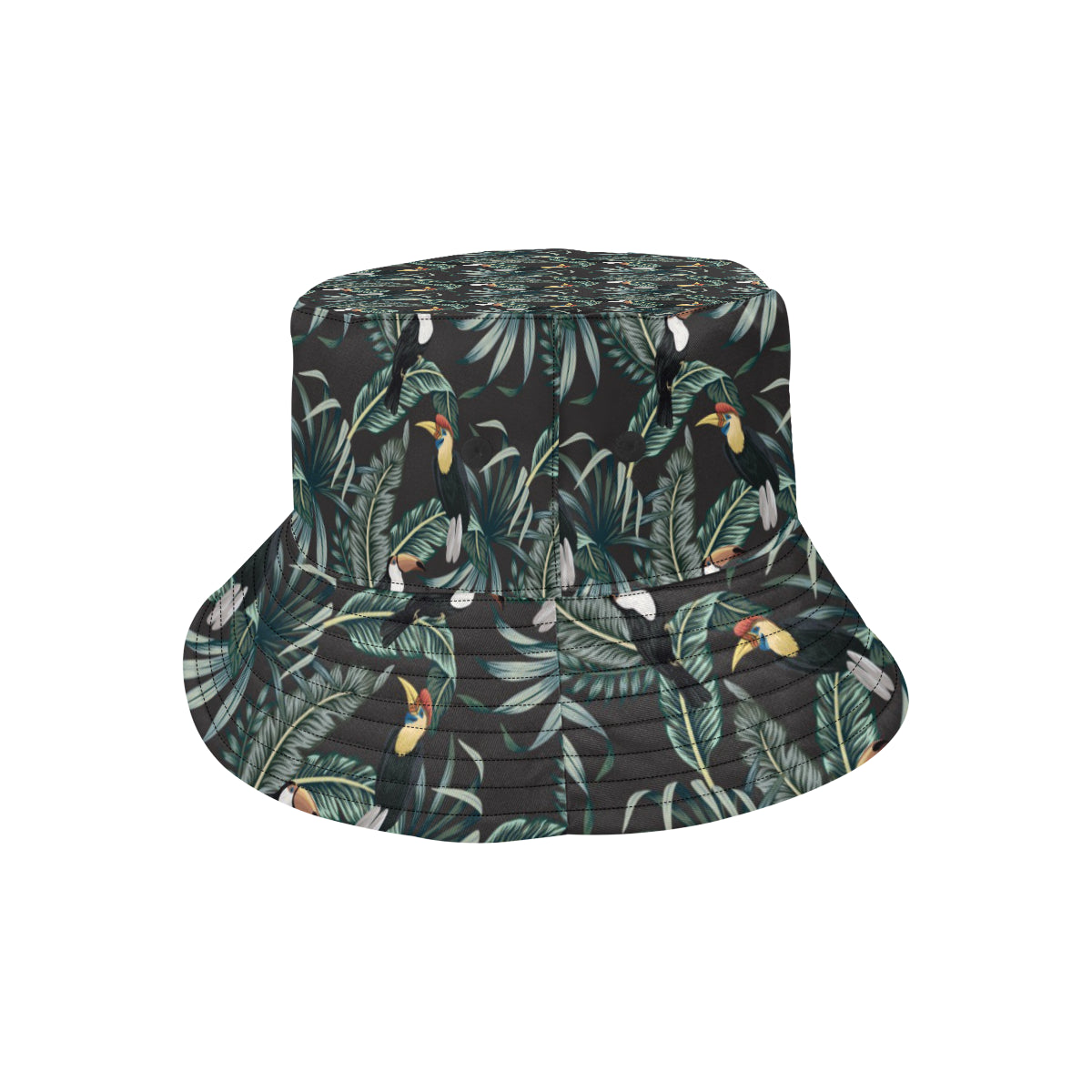 Rainforest Pattern Print Design RF06 Unisex Bucket Hat