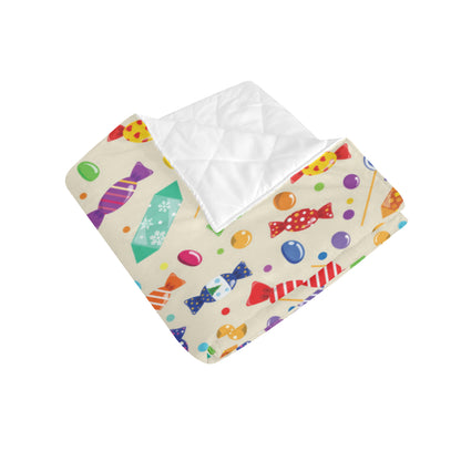 Candy Pattern Print Design 04 Premium Quilt