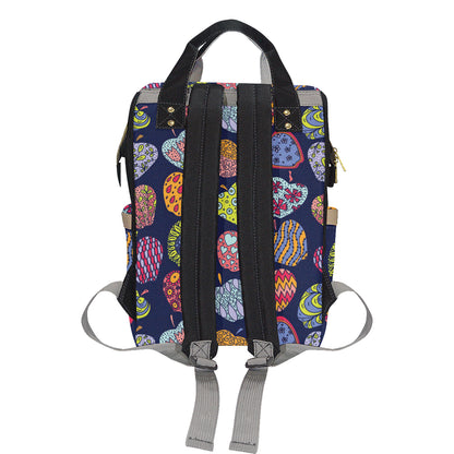 Apple Pattern Print Design AP05 Diaper Bag Backpack