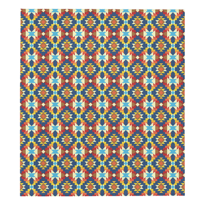 Aztec Pattern Print Design 01 Premium Quilt