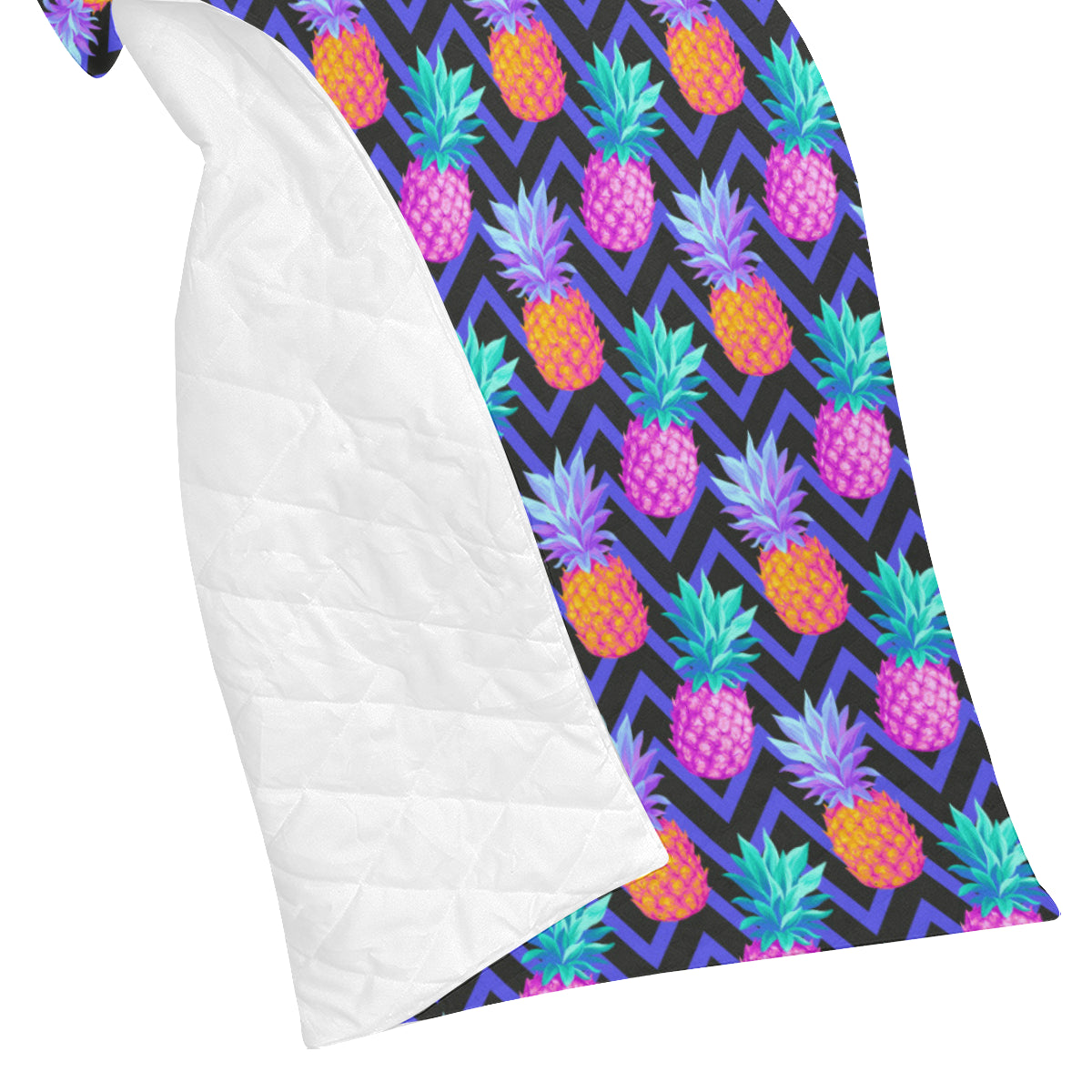 Pineapple Color Art Pattern Premium Quilt