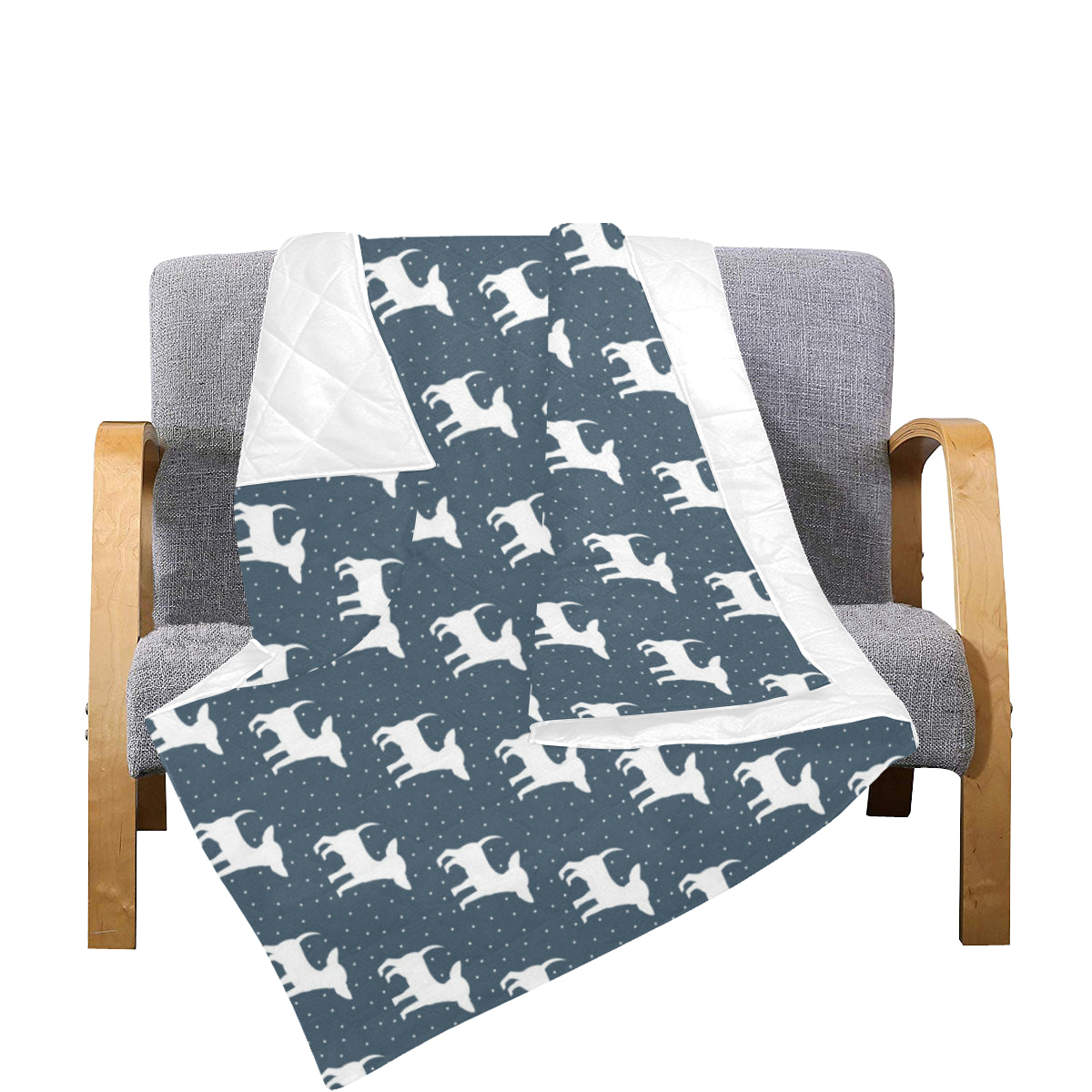Chihuahua Pattern Print Design 03 Premium Quilt
