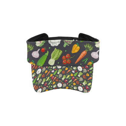 Vegan Pattern Themed Design Print Unisex Sun Visor
