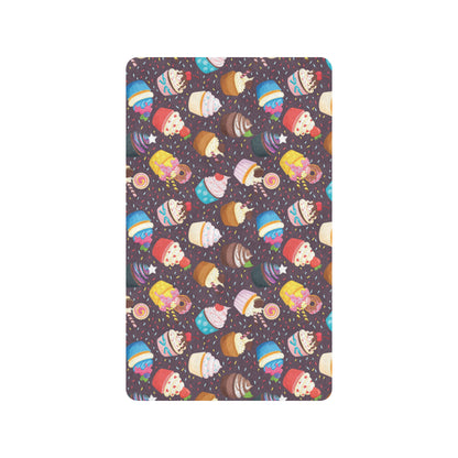 Cupcakes Party Print Pattern Rubber Doormat