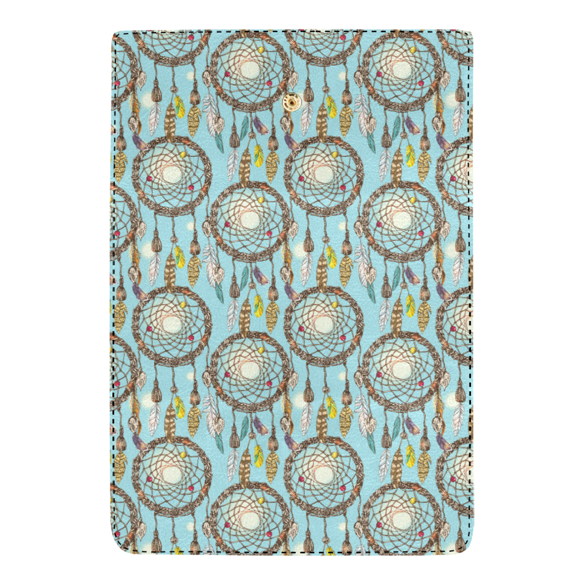 Blue Dream catcher Women's Trifold Wallet
