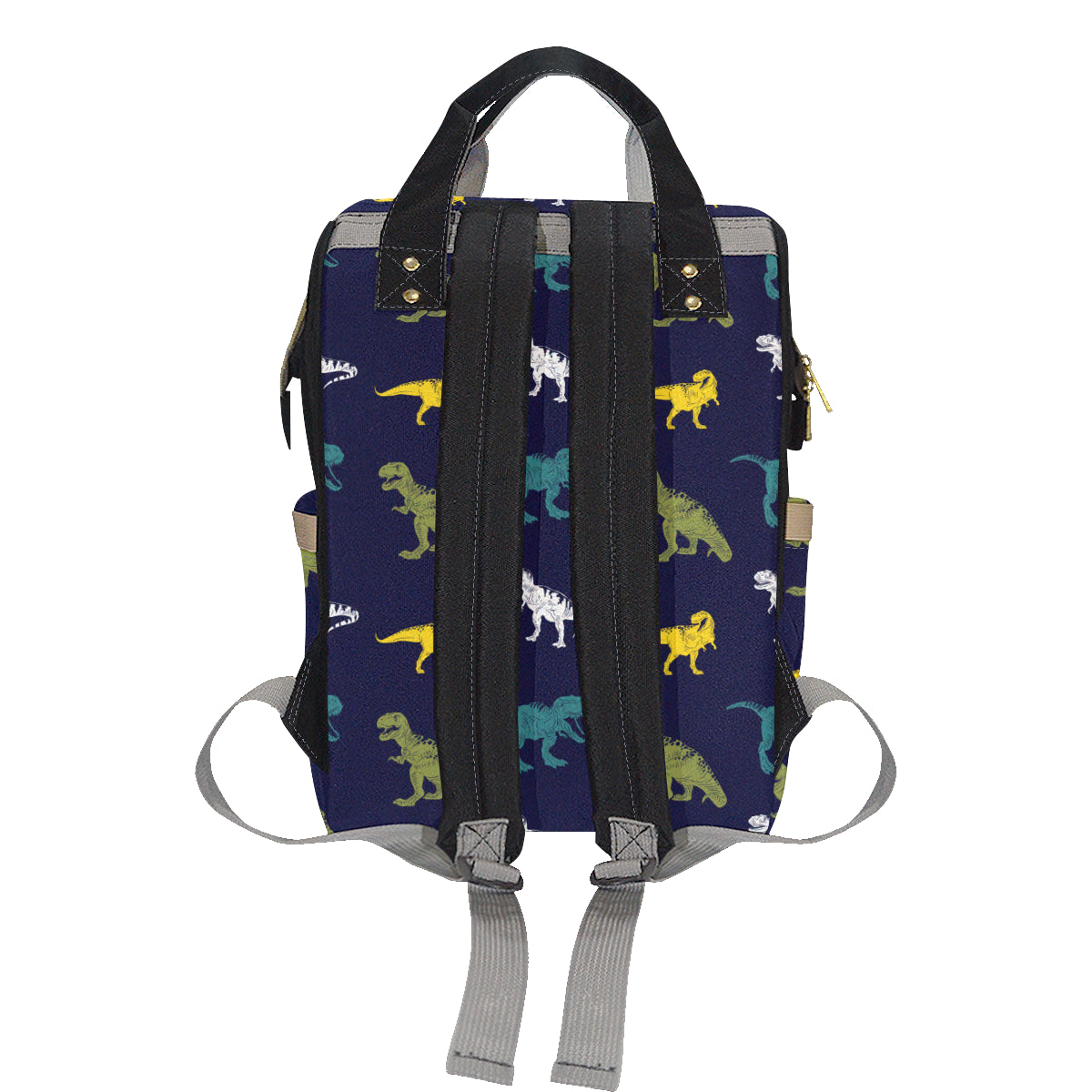 T Rex Pattern Print Design A07 Diaper Bag Backpack