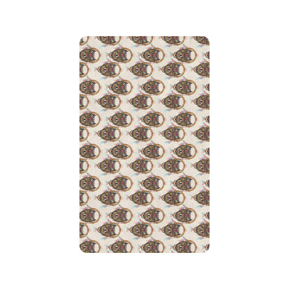 Wolf Tribal Dream Catcher Design Print Rubber Doormat