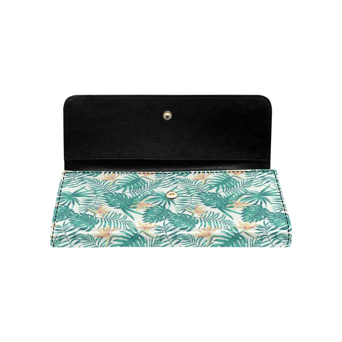 Bird Of Paradise Pattern Print Design 05 Women's Trifold Wallet