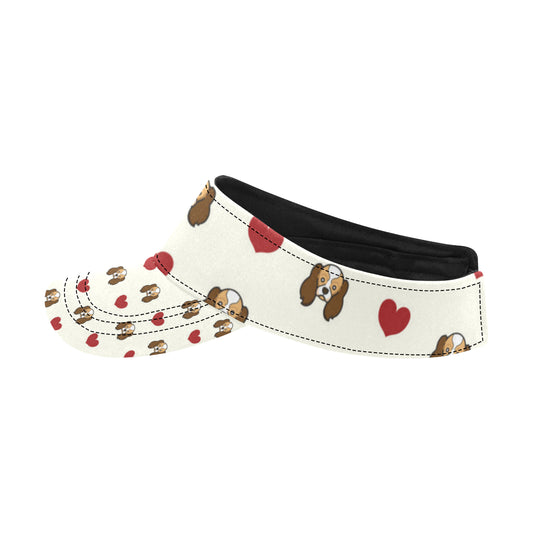 Cavalier King Charles Spaniels Pattern Print Desig Unisex Sun Visor