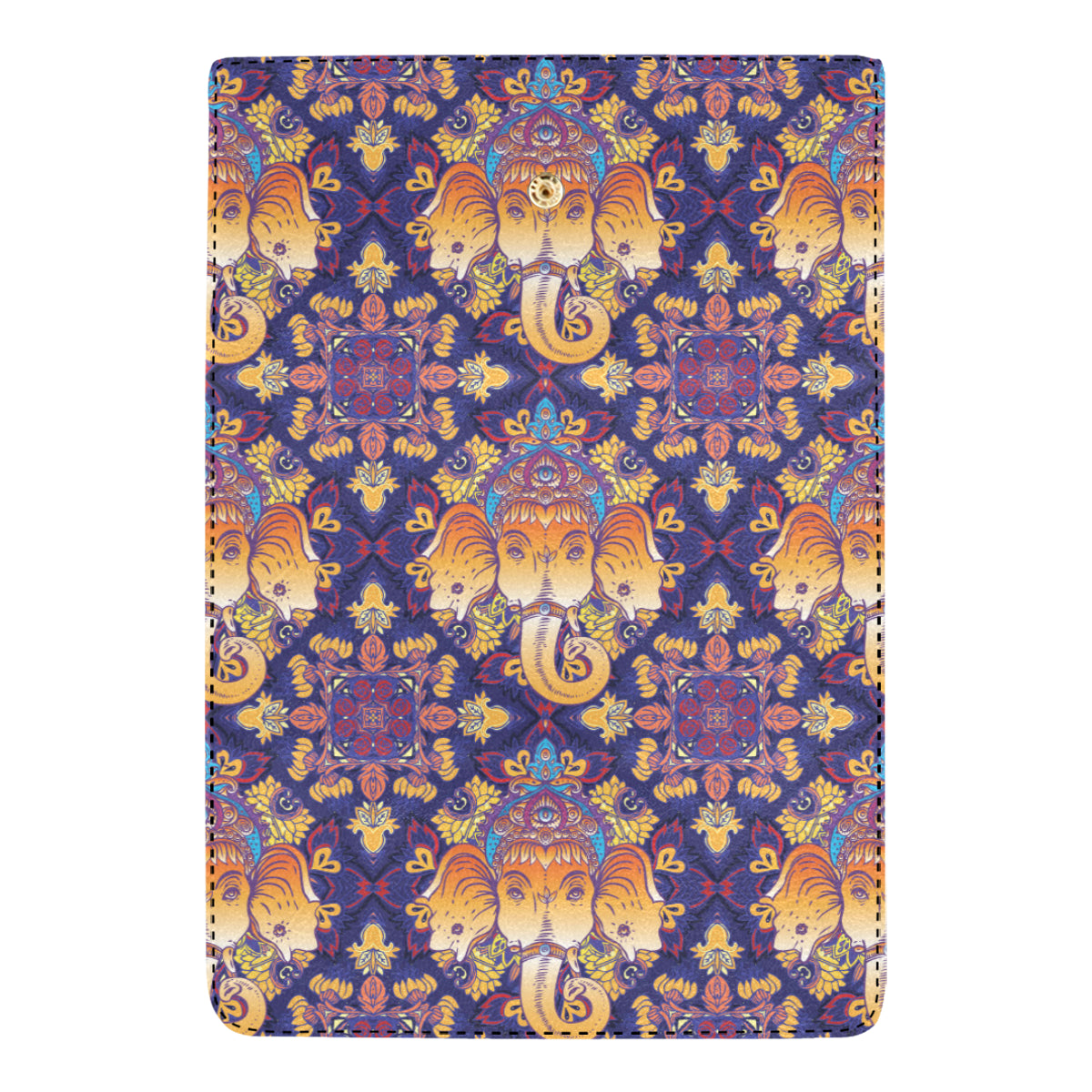 Ganesha Pattern Print Design 01 Women's Trifold Wallet