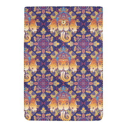 Ganesha Pattern Print Design 01 Women's Trifold Wallet