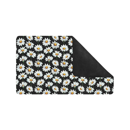 Daisy Print Pattern Rubber Doormat