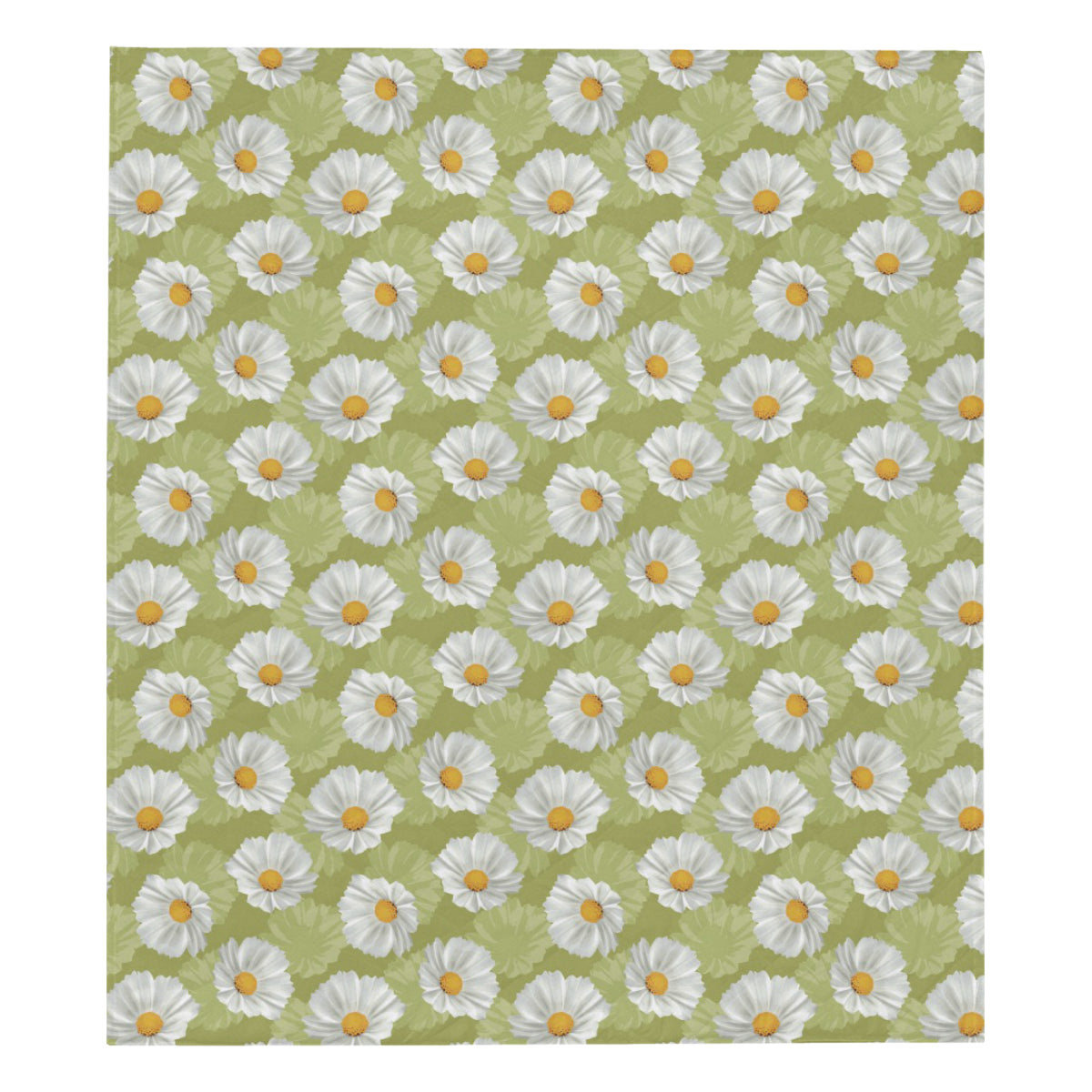 Daisy Pattern Print Design DS06 Premium Quilt