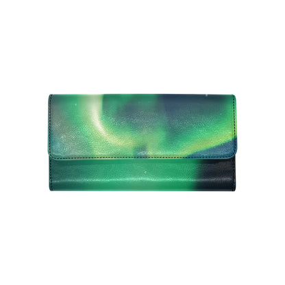 Aurora Borealis Pattern Print Design 04 Women's Trifold Wallet
