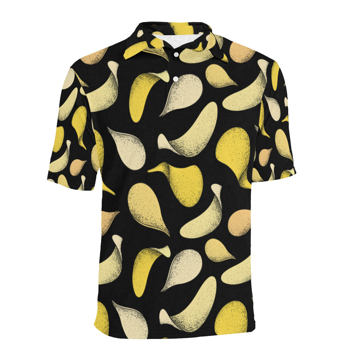 Potato Pattern Print Design A02 Men Polo Shirt