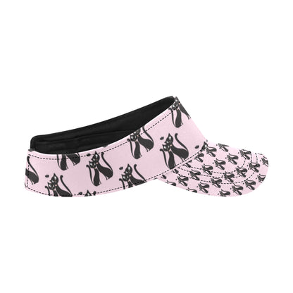 Black Cat Pattern Print Design 01 Unisex Sun Visor