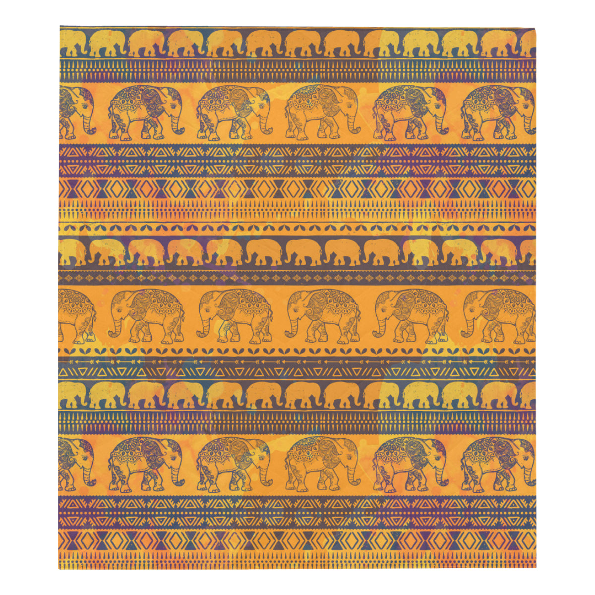 Elephant Aztec Premium Quilt