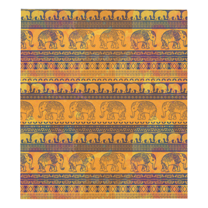 Elephant Aztec Premium Quilt