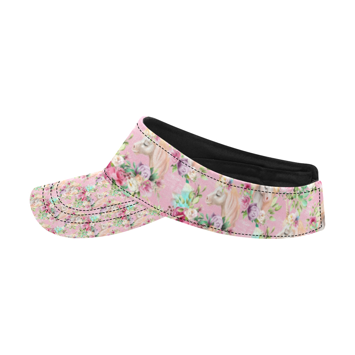 Unicorn Princess with Rose Unisex Sun Visor