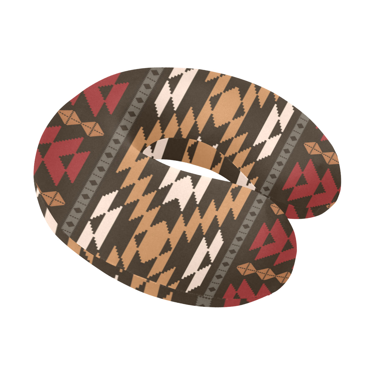 Native Pattern Print Design A02 U-Shaped Travel Neck Pillow