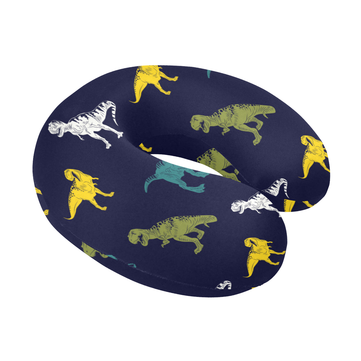 T Rex Pattern Print Design A07 U-Shaped Travel Neck Pillow