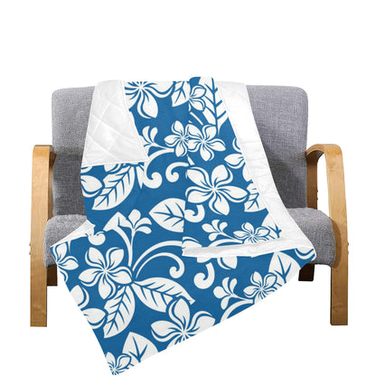 Plumeria Pattern Print Design PM013 Premium Quilt
