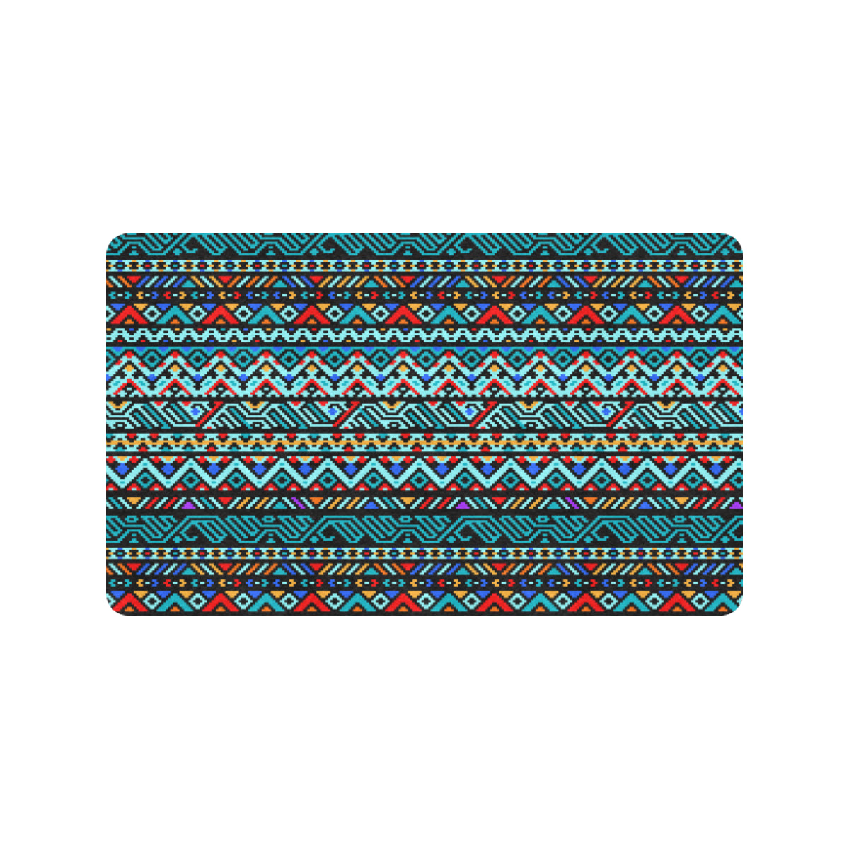 Southwestern Style Rubber Doormat