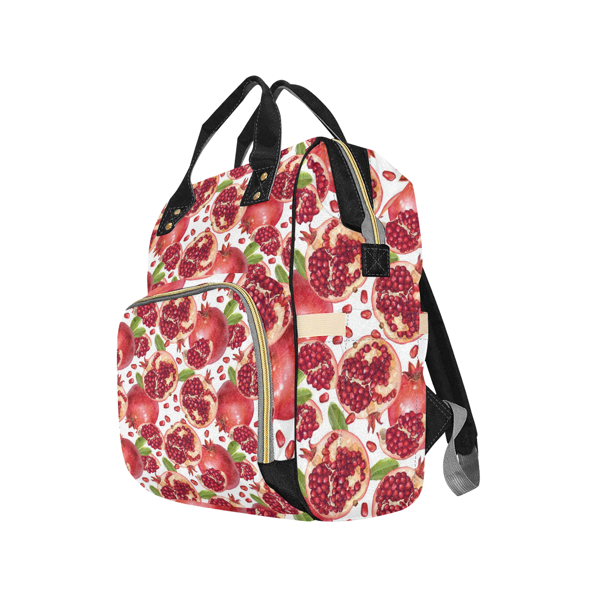 Pomegranate Pattern Print Design PG03 Diaper Bag Backpack