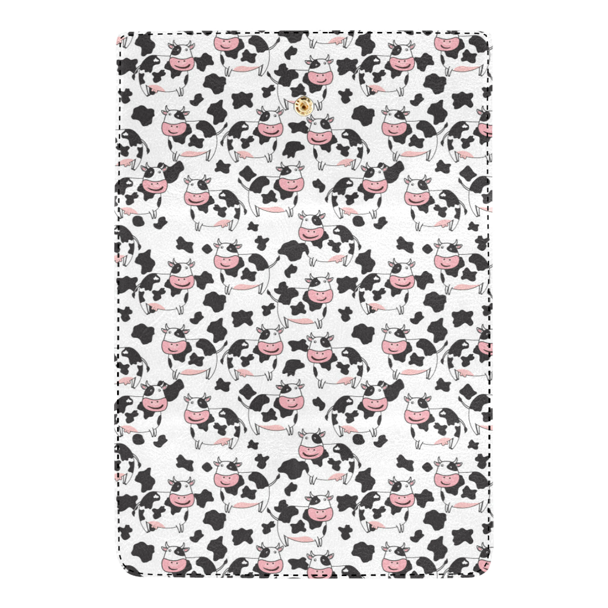 Cow Pattern Print Design 02 Women's Trifold Wallet