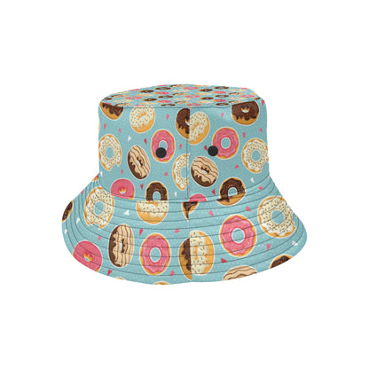 Donut Pattern Print Design DN04 Unisex Bucket Hat