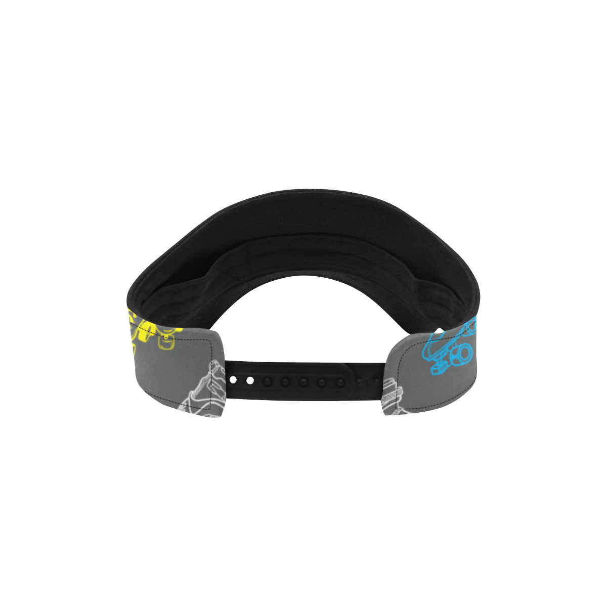 Roller skate Pattern Print Design A02 Unisex Sun Visor