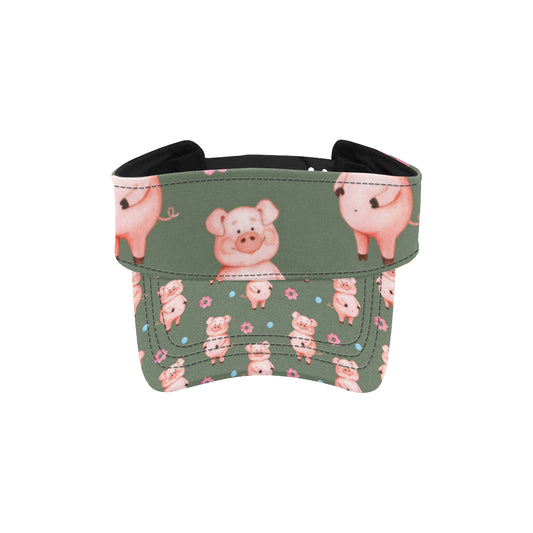 Pig Pattern Print Design 03 Unisex Sun Visor