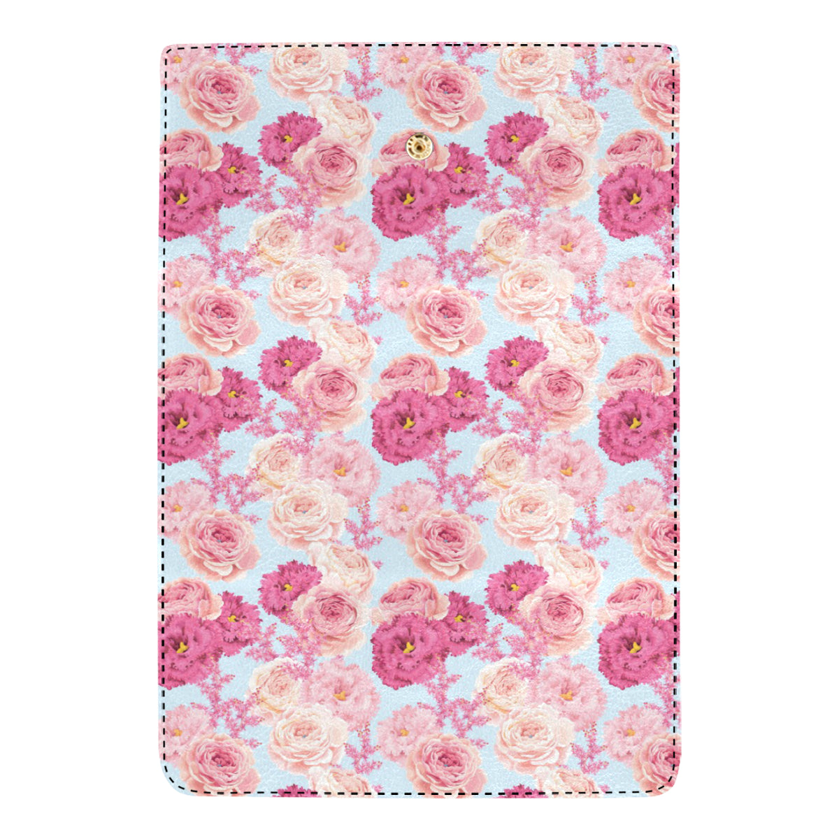 Lisianthus Pattern Print Design LT05 Women's Trifold Wallet
