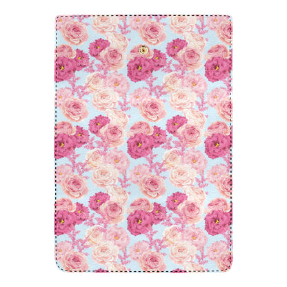Lisianthus Pattern Print Design LT05 Women's Trifold Wallet