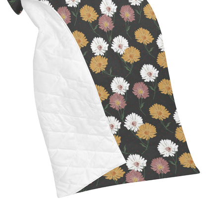 Daisy Pattern Print Design DS04 Premium Quilt