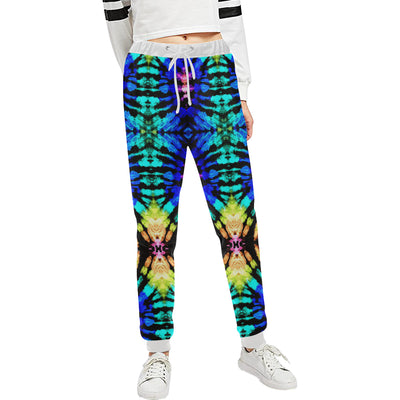 Tie Dye Rainbow Design Print Unisex Sweatpants