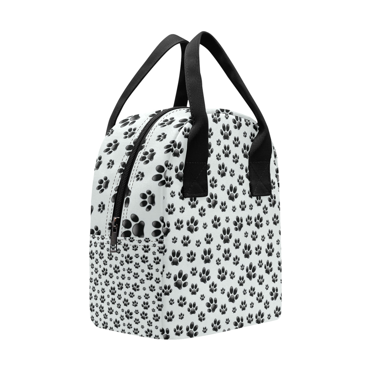 Paw Themed Print Insulated Lunch Bag