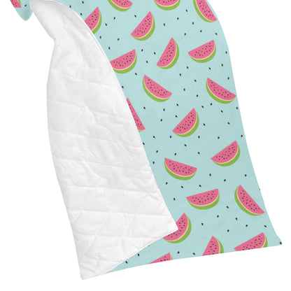 Watermelon Pattern Print Design WM06 Premium Quilt