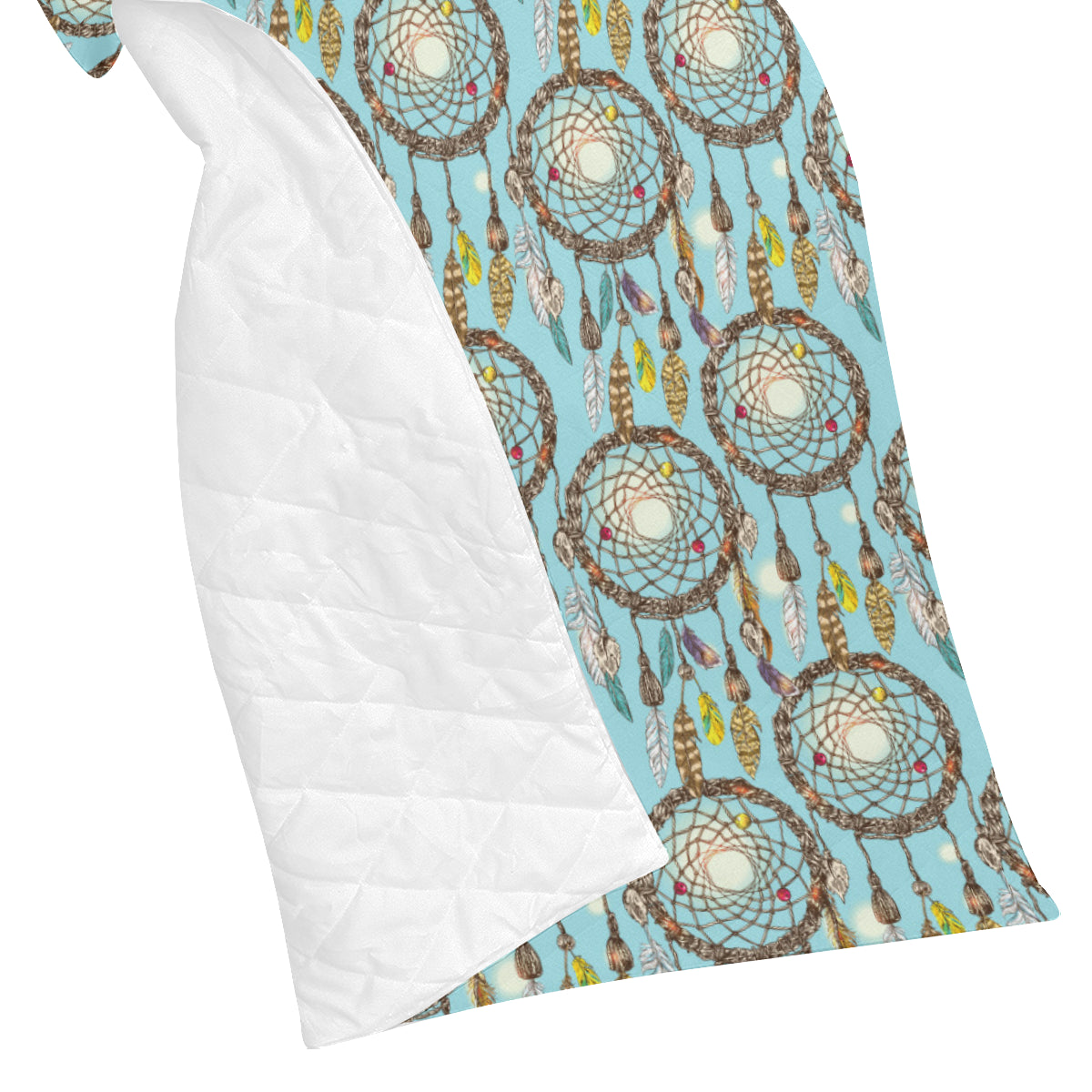 Blue Dream catcher Premium Quilt