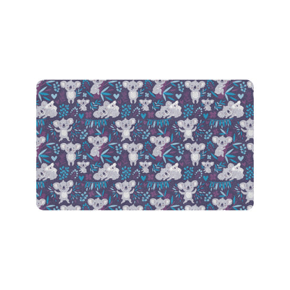 Koala Cute Themed Design Print Rubber Doormat