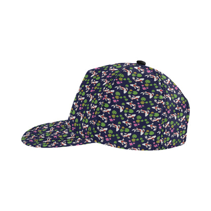 Koi Carp Pattern Design Themed Print Snapback Cap