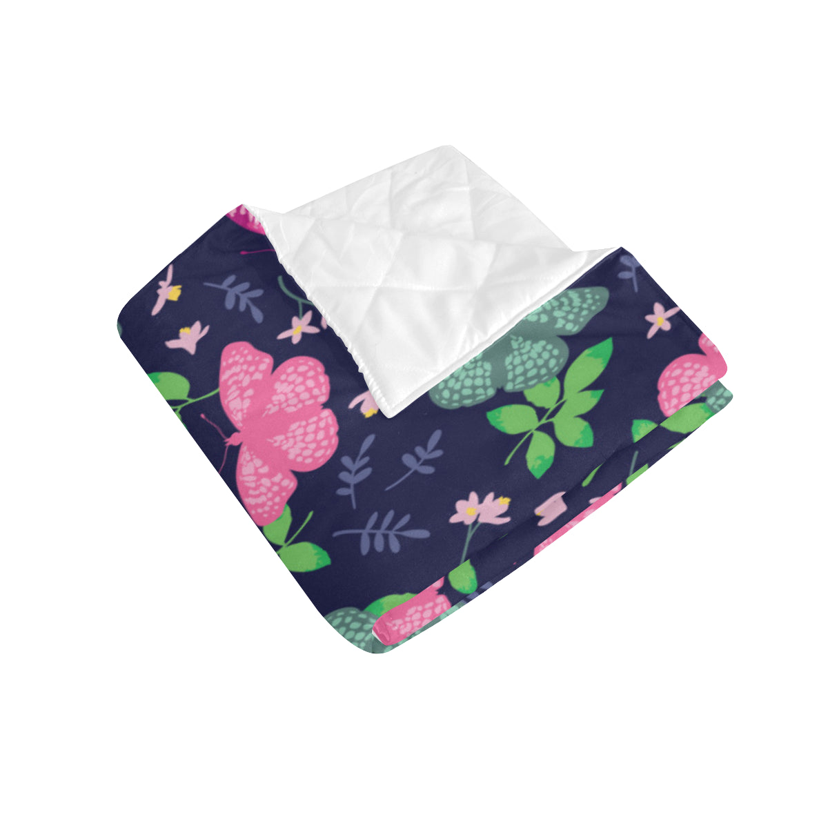 Monarch Butterfly Pattern Print Design 03 Premium Quilt
