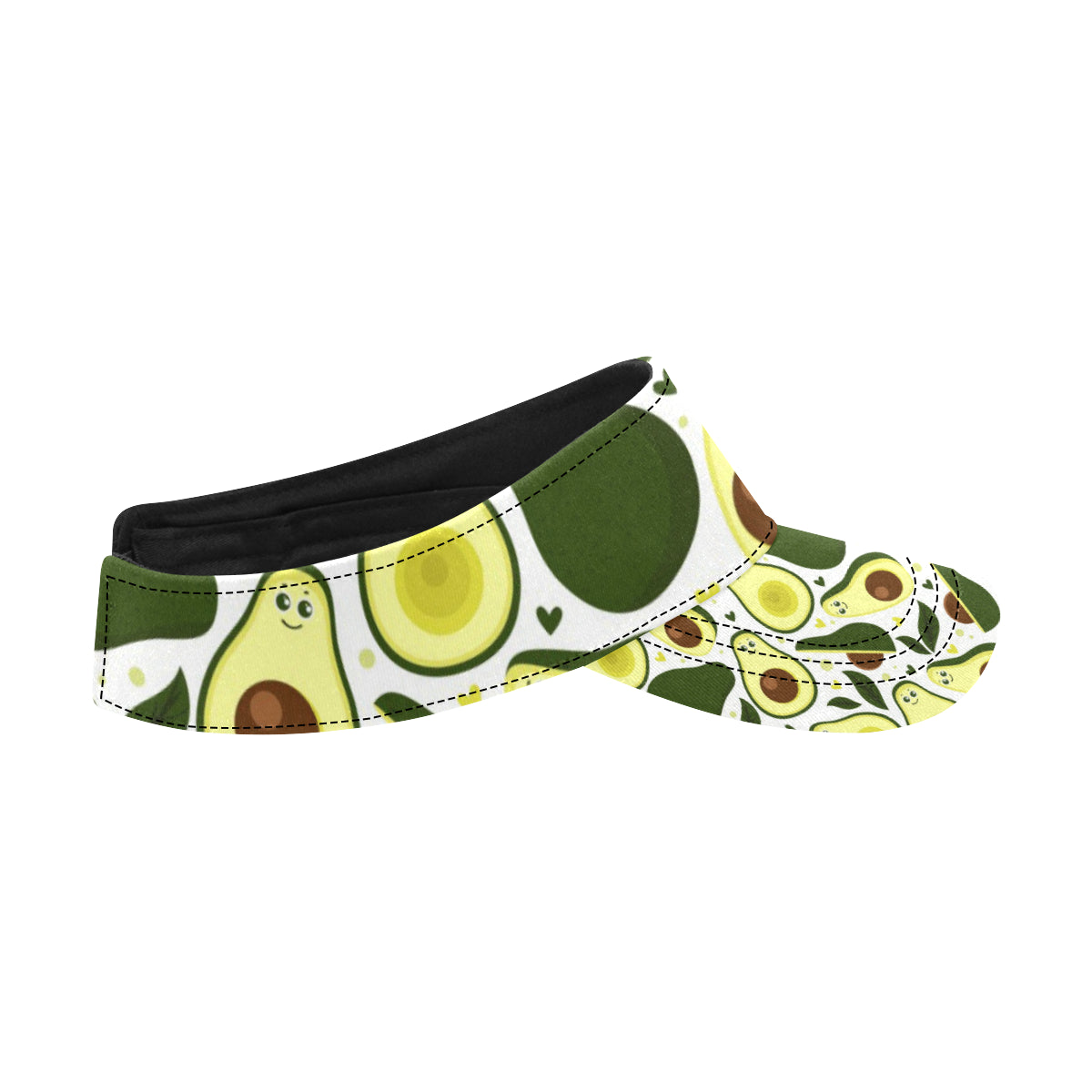 Avocado Pattern Print Design AC06 Unisex Sun Visor