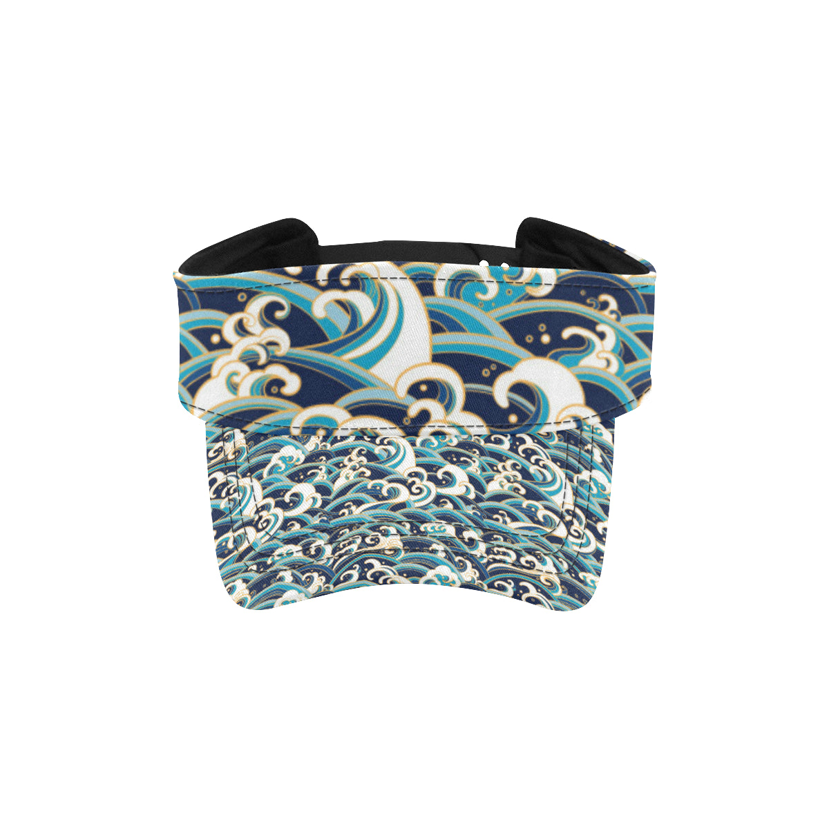 Surf Wave Pattern Unisex Sun Visor