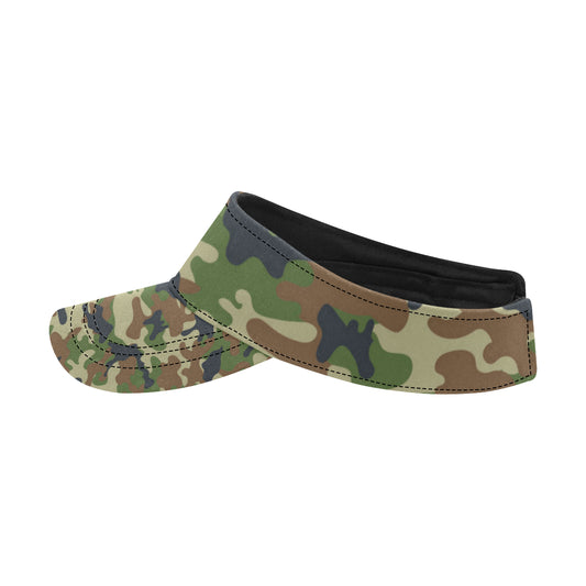 Army Camouflage Pattern Print Design 01 Unisex Sun Visor