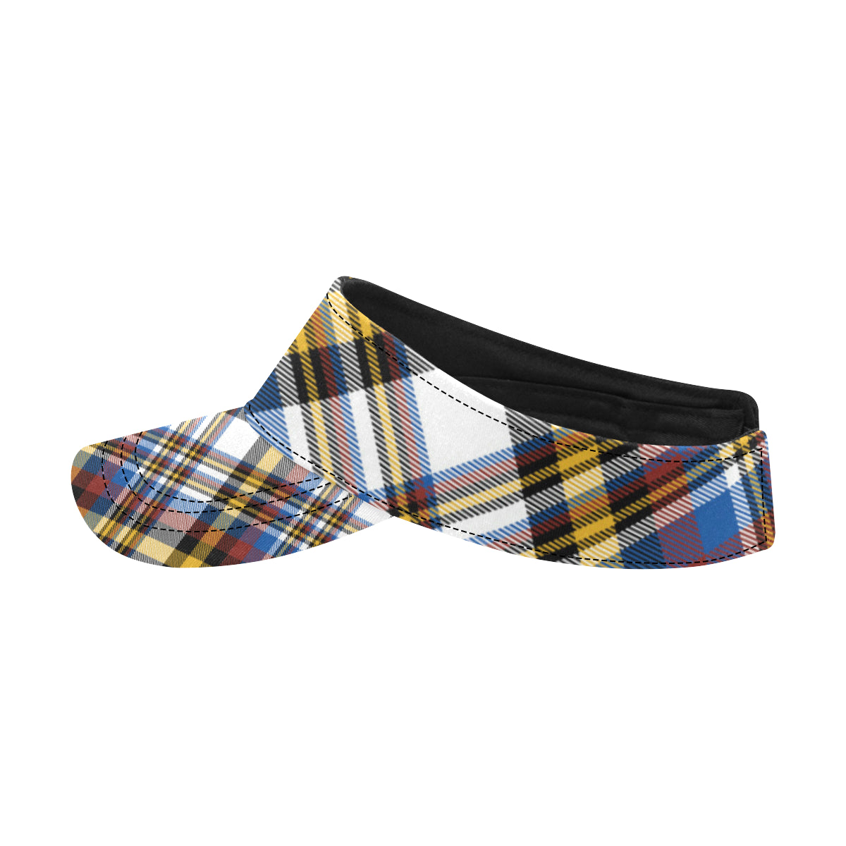 Madras Pattern Print Design 01 Unisex Sun Visor